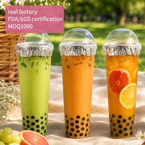 Gobelet jetable en plastique PP extra large de 23,4 cm, 34 oz, épaissi, pour thé au lait, fête, avec logo personnalisé pour anniversaire, café, milkshake - Product Image 1