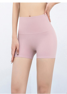 Aoyema Vente en gros Shorts de sport taille haute pour femmes pour la course à pied et le fitness ajustés pour le cyclisme Push up Hip Lift Workout Gym Shorts - Product Image 5
