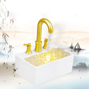 Fontana da Tavolo per Casa e Ufficio, Decorazione da Interno con Cascata, Luce LED e Pietra - Product Image 2