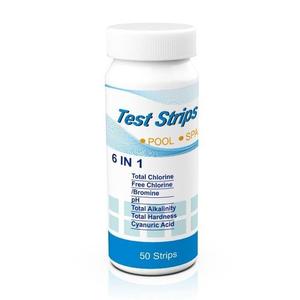 Bandes de <span class=keywords><strong>test</strong></span> OEM 6 en 1 Bandes de réactif précises pour piscine à eau chaude 6 paramètres - Product Image 6