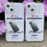 Échantillon gratuit coque de téléphone transparente anti-jaune en TPU Anti-chute couverture à quatre coins pour iPhone 17 16 15 14 Pro Max accessoires de téléphone