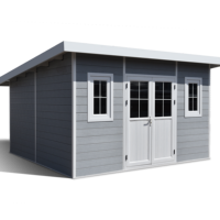 Vente directe usine – Maisons modernes en acier et panneaux sandwich WPC série D, préfabriquées pour hall, chambre, abri de jardin, villa extérieure