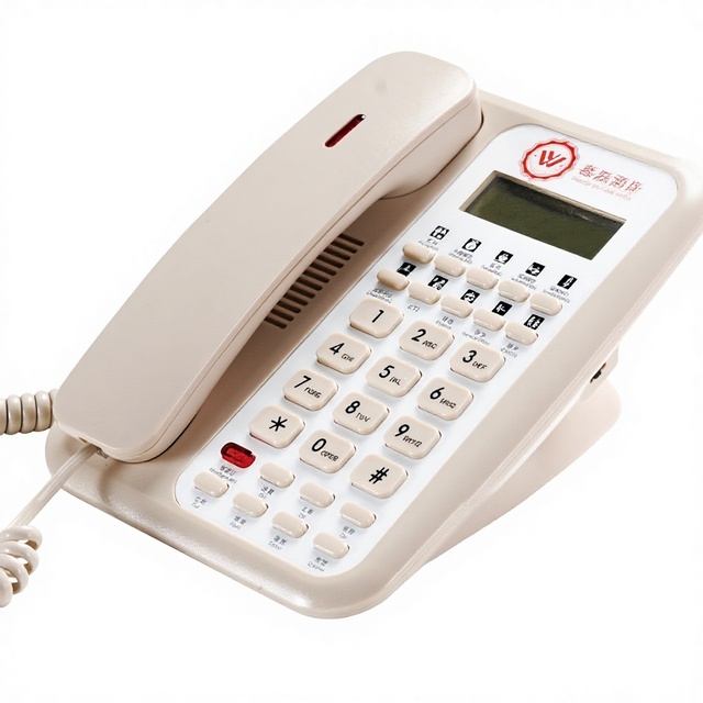 High Quality Corded Telephone with Caller ID 0-10 One-Touch Service Buttons for Home Office or Hotel Use