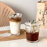 Estick Ins Style Backmouth Verre Boissons Café Thé Lait Latte Petit Déjeuner Tasses pour Milkshakes
