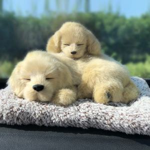 Ornements de voiture simulés créatifs, modèle de chien de compagnie en peluche mignon, <span class=keywords><strong>d</strong></span>ésodorisant en charbon de bambou, <span class=keywords><strong>d</strong></span>écoration intérieure pour la maison et la voiture - Product Image 3