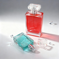 Flacons en verre givré noir de 30 ml, 50 ml, 100 ml, distributeurs de parfum vides, atomiseur avec bouchon unique pour liquides parfumés, Cologne