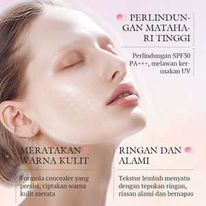 KORMESIC Bpom Certified Wholesale 15g high sun protection even skin tone light and natural Whitening Hydrating <b>Sunscreen</b> Cushion - Product Image 2