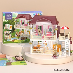 Koala Diary - <span class=keywords><strong>Maison</strong></span> de poupée en plastique en gros et jouets de meubles DIY pour enfants - Product Image 3