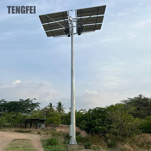 ไฟถนนโซลาร์เซลล์แบบเสาสูง อลูมิเนียม กันน้ำ IP66 ความสว่างสูง 15ม.-40ม. - Product Image 3