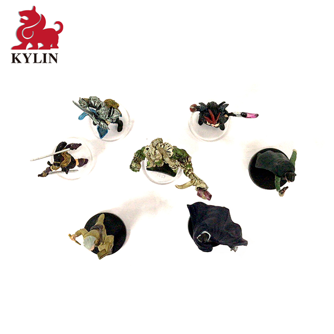 Миниатюрные пластиковые миниатюрные фигурки Wargame с индивидуальным дизайном