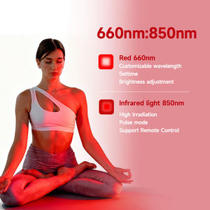 Panel de Terapia de Luz Roja de 6000W, Dispositivo LED de Infrarrojo Cercano de 660nm y 850nm, Frecuencia Ajustable de 1-999Hz, con Soporte, Temporizador y <span class=keywords><strong>Control</strong></span> Remoto - Product Image 3