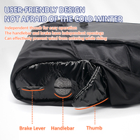 Protège-mains de moto d'hiver coupe-vent pour moto Scooter