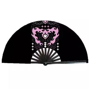 رائجة بالجملة مخصصة كبيرة الخيزران مروحة اليد بالتكبير تصغير الكونغ فو 33 للطي مروحة الهذيان شعار مخصص الموسيقى - Product Image 5