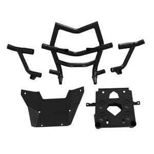 YongJin para <span class=keywords><strong>Can</strong></span> <span class=keywords><strong>Am</strong></span> Maverick <span class=keywords><strong>X3</strong></span> MAX 2017-2021 Protector de cepillo de parachoques delantero de hierro combinado UTV - Product Image 2