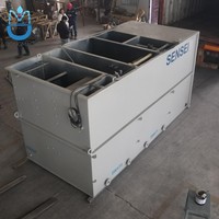 Station d'épuration des eaux usées 1000 m³/jour DAF et anaérobie avec contrôle PLC pour le recyclage des eaux d'abattoir en Malaisie