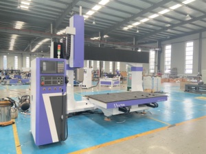 Garantie de 3 ans pour la machine de gravure CNC 5 axes 1325, moteur et engrenage pour le bois, l'aluminium et la gravure de meubles, <span class=keywords><strong>logiciel</strong></span> haute précision - Product Image 2