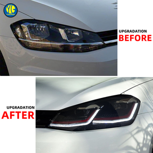 YU GUANG pour VW <span class=keywords><strong>Golf</strong></span> <span class=keywords><strong>7</strong></span> Phare LED <span class=keywords><strong>Golf</strong></span> <span class=keywords><strong>7</strong></span> MK7 Phare avant 2013 2019 Pièces automobiles Amélioration VW <span class=keywords><strong>GTI</strong></span> Mk7 MK7.5 Phare avant - Product Image 3