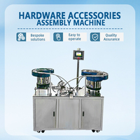 Équipement d'assemblage de fixations / OEM / Machine d'assemblage automatique de quincaillerie avec servomoteur multi-stations et contrôle PLC