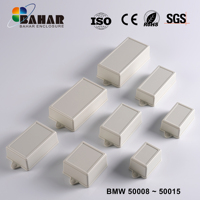 Caja de proyectos multiusos de plástico ABS Bahar, caja para montaje en pared para instrumentos y dispositivos electrónicos para