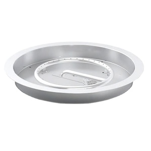 Foyer rond à <span class=keywords><strong>gaz</strong></span> <span class=keywords><strong>Propane</strong></span>, appareil d'intérieur et d'extérieur avec grilles de barbecue, <span class=keywords><strong>cheminée</strong></span> de jardin - Product Image 1