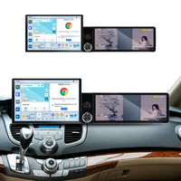 ZWNAV Pantalla de 13.1"+12.3" para Honda Odyssey 2005-2010, Unidad Principal Android 15 con Carplay, DSP, GPS, Radio Multimedia para Auto, Estéreo OEM
