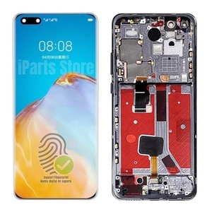 Pantalla de Repuesto Nueva IPARTS para Huawei <span class=keywords><strong>P40</strong></span> Pro ELS-N04 AN00 TN00 ELS-NX9 N29 N29D OLED Táctil con Marco Ensamblado OEM - Product Image 1