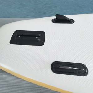 Kayak gonflable HiSea Al1 personnalisé <span class=keywords><strong>ou</strong></span> de 12,5 pieds (380 cm) de long, Drop Stitch, pour <span class=keywords><strong>1</strong></span> personne, avec pompe manuelle et pagaie, installation en 5 minutes - Product Image 5