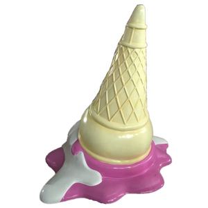 Suministro de fábrica, estatua de helado gigante, escultura de resina hecha a mano, ligera, impermeable, resistente a la corrosión, tienda de <span class=keywords><strong>Bulldog</strong></span> Francés - Product Image 3