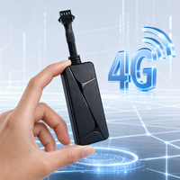 Traceur GPS 4G 4 broches pour voiture avec relais, antenne intégrée, suivi en temps réel, compatible vélo et moto