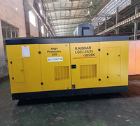 Compresseur d'air à vis diesel haute pression 35m³/min 25 Bar Kaishan LGZJ-35/25-38/20K pour forage géothermique de puits profonds