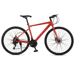 Vélo <span class=keywords><strong>de</strong></span> <span class=keywords><strong>ville</strong></span> classique en alliage d'aluminium 700C pour hommes et femmes avec 24 vitesses, fourche en acier et freins à double disque - Product Image 4