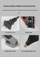 Pistolet à colle thermofusible à affichage numérique électrique, contrôle de la température, matériau plastique, modèle MSD 68950, qualité industrielle, buse en cuivre