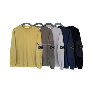 Sudadera Casual de Algodón 100% al por Mayor, Talla Grande, Manga Larga, con Logotipo Bordado en la Manga, para Hombre y Mujer, Invierno - Product Image 4