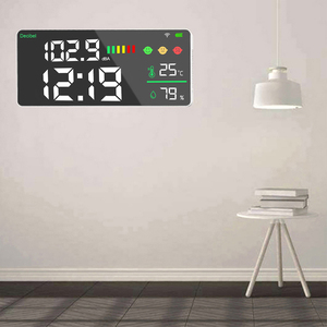 Đồng Hồ Đo Decibel Độ Chính Xác Cao Bán Chạy Nhất Của Mỹ Đồng Hồ Đo Tiếng Ồn Mức Âm Thanh Gắn Tường 30-130dB Với Tuya Đồng Hồ Thời Gian WiFi Cho Lớp Học - Product Image 3