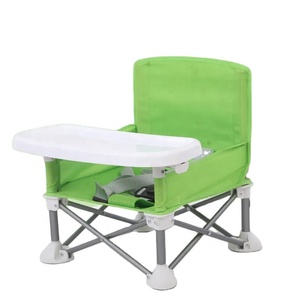 Portátil al aire libre niños Camping plegable bebé seguridad comedor alimentación silla bebé asiento elevador con bandeja - Product Image 2