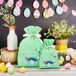 Huadefeng Packing <strong>Easter</strong> Children <strong>Gift</strong> China Factory 8''x12'' Non Woven Drawstring <strong>Bag</strong> - Product Image 1