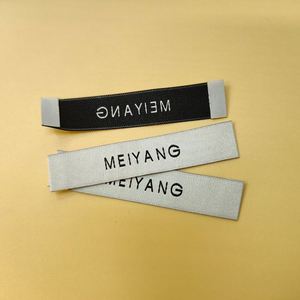 Custom High Quality Clothing <b>Label</b> Customized 100% Polyester Garment Woven Neck Collar <b>Labels</b> - Product Image 1