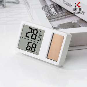 เครื่องวัดอุณหภูมิแบบดิจิตอล เค ซิง พร้อมไฮโกรมิเตอร์ 28.5 องศาเซลเซียส 68% ใช้พลังงานแสงอาทิตย์ สำหรับใช้ภายในอาคาร - Product Image 1