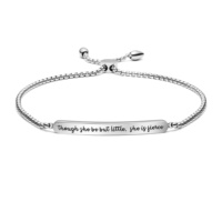 Joycuff Minimalist takı İlham gümüş ayarlanabilir kazınmış yazılı bilezik hediyeler Unisex