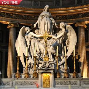 Estatua de mármol personalizable de la Iglesia de la Magdalena, estatua de mármol de Santa María de Rapture, Charles Marochetti - Product Image 3