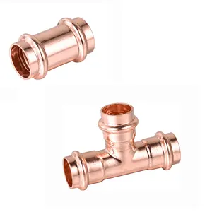 Manufacturer brass compression fitting copper pro press connection plumbing gas project