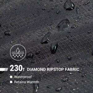Multifunctionele mummy-jas met klep, voor koud weer, 3 seizoenen, winddicht, vochtbestendig, ademend, ultralicht polyester buitenlaag - Product Image 3