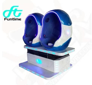 FunTime Arcade Games 2 Seat Egg 9D Amusement Ride 360 VR Cinema Motion Simulador <span class=keywords><strong>de</strong></span> realidad virtual Máquina <span class=keywords><strong>de</strong></span> <span class=keywords><strong>juego</strong></span> <span class=keywords><strong>de</strong></span> <span class=keywords><strong>disparos</strong></span> - Product Image 3