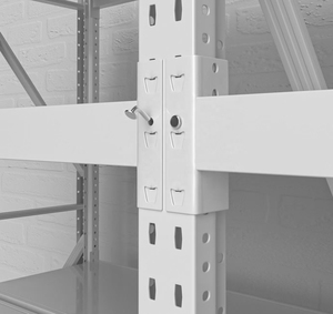 Étagère de stockage industrielle en acier à 4 niveaux, sans boulons, installation facile, optimisation de l'espace, vente en gros pour entrepôt, directement de l'usine - Product Image 3