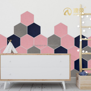 Tablón <span class=keywords><strong>de</strong></span> anuncios <span class=keywords><strong>de</strong></span> fieltro hexagonal, baldosas autoadhesivas <span class=keywords><strong>de</strong></span> fieltro, baldosas <span class=keywords><strong>de</strong></span> pared, paneles acústicos para fotos, fotos, notas - Product Image 5