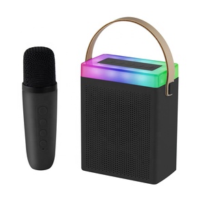 2023 new arrival kisonli G22 Mini BT Music Player Amplifier Portable Karaoke Speaker with Wireless handheld Microphone