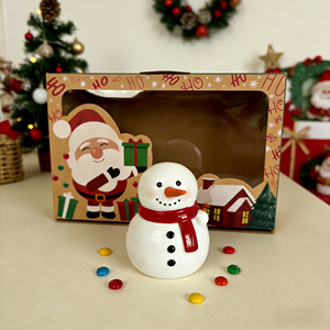 रिबन लक्जरी क्रिसमस उपहार भंडारण बॉक्स के साथ अनुकूलित डबल दरवाजा खुला पेपर बॉक्स - Product Image 4