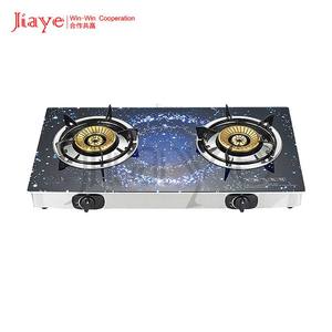 Table de cuisson à gaz avec panneau en verre trempé, promotion bleue à prix abordable de notre usine chinoise, grand brûleur pour la vente en gros aux fournisseurs mondiaux - Product Image 2