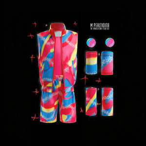 Costume da ballo per bambini e ragazzi anni '80, per spettacoli, allenamenti, Halloween, cosplay, set di abiti per coppie in Spandex/Nylon - Product Image 3