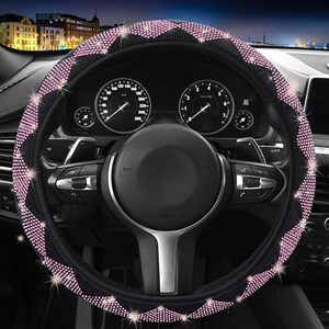 <span class=keywords><strong>Funda</strong></span> <span class=keywords><strong>para</strong></span> <span class=keywords><strong>Volante</strong></span> <span class=keywords><strong>de</strong></span> <span class=keywords><strong>Coche</strong></span> RTS Y0081 <span class=keywords><strong>de</strong></span> <span class=keywords><strong>Cuero</strong></span> con Brillantes y Diamantes <span class=keywords><strong>de</strong></span> Imitación, Elástica, Modelo AC ACE 1998-2016 - Product Image 1